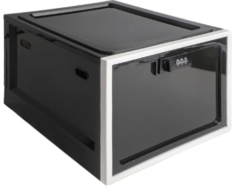 Oladfiop Cell Phone Lock Box Lockable Storage Box Refrigerator Food Lock Box Tablet Storage Cabinet,Black