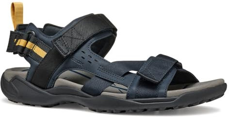 Geox U Terreno + Grip B, Sandalia Deportiva Hombre, Navy, 43 EU