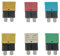 HUAREW 12V Disjoncteur de Fusible à Réarmement Auto E37 Disjoncteur à Fusible Mince ATC/ATO, 5A 10A 15A 20A 25A 30A (mixte 6pack)