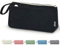 Boziee Federmäppchen Mäppchen Cord-Stoff Mädchen Teenager Stiftetasche Federtasche Pencil Case Schulmäppchen für Schule | Büro (Schwarz)