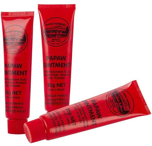 3 Stück Papaya Salbe,Papaya Hautpfleg Repairing Cream Multifunktionale Feuchtigkeitsspendend Haut reparieren Lippencreme Balsam
