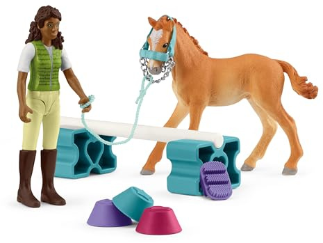SCHLEICH Spielgebäude Horse Club Trainingsset für Fohlen