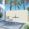 Auvent latéral rétractable 120 x 300 cm Blanc cassé, Maison & Jardin, Pelouses & Jardins, Vie en extérieur, Parasols & voiles d'ombrage, Crème, 5.47 KG, 45360