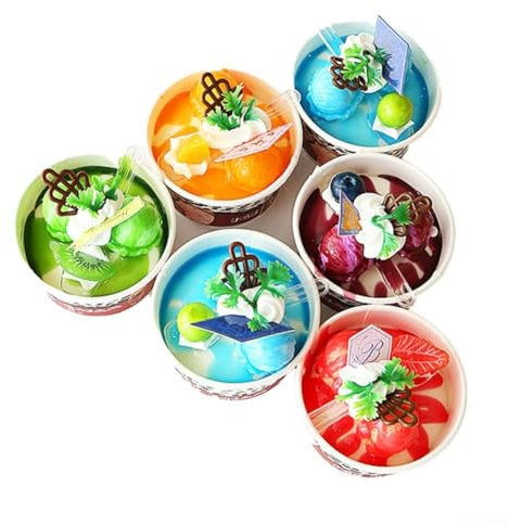 Bonitos imanes para nevera, colores vibrantes, material de resina resistente, sostiene mensajes y fotos, elección perfecta (helado)