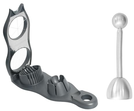 Affettatrice per uova e uova sode per uova sode, resistente e facile da pulire, lavabile in lavastoviglie, per uova sode