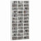 HOMCOM 1116 CD/ 528 DVD Storage Unit, Media Storage Shelf, Wooden Display Unit with Adjustable Shelves, 102 x 195 cm, Marble Effect