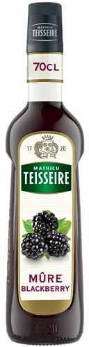 Teisseire Sirop de mûre de qualité professionnelle 70cl
