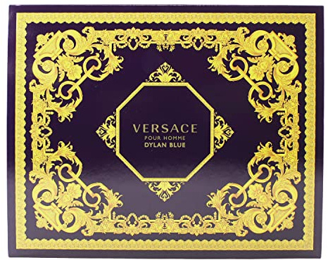 Versace Pour Homme Dylan Blue EDT Spray, Bath & Shower Gel and After Shave Balm Giftset, 150 ml