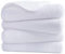 Polyte - Premium-Mikrofaserhandtuch - fusselfrei & schnelltrocknend - Weiß - 40 x 76 cm - 4 Stück