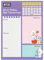 Grupo Erik Tagesplaner Block A5 - Terminplaner A5 BT21- Kalender A5 Planer A5 - Tischkalender ohne datum - Offizielles BT21- Merchandising