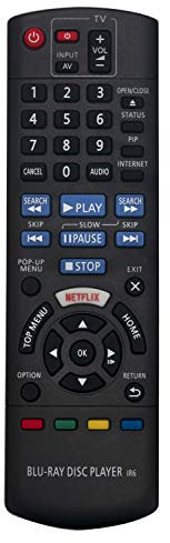 ALLIMITY N2QAYB001029 Remote Control Replace for Panasonic Blu Ray Disc Player DMP-BD83 DMP-BD84 DMP-BD843 DMP-BDT165 DMP-BDT166 DMP-BDT167 DMP-BDT168 DMP-BD83 DMP-BD833 DMP-BDT167EG DMP-BD833EGK