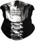 Cagoule Halloween Masque 3D Bandana à Visage Unisexe thème Tete de Mort Noir Déguisement de fête Tours de Cou sans Coutures pour Moto Vélo Randonnée Ski