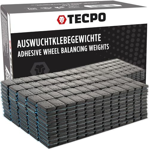 TECPO 600x Auswucht Gewichte Alufelgen Motorräder Klebegewichte Kleberiegel Black 3 kg