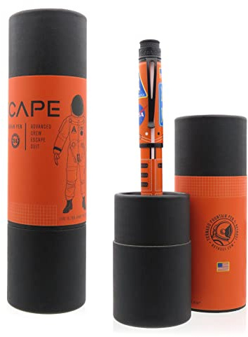 Retro 1951 Tornado Fountain Pen, Escape, 1.1mm nib - includes 2 black ink cartridges and ink converter (VRF-2174-1.1)
