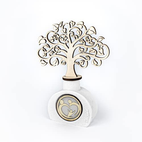 Bomboniere Profumatore Albero della Vita Sacra Famiglia Ginevra per Matrimonio, Battesimo, Comunione, Cresima e Anniversari 25 e 50 Anni Essenza Profumata e scatola in Omaggio