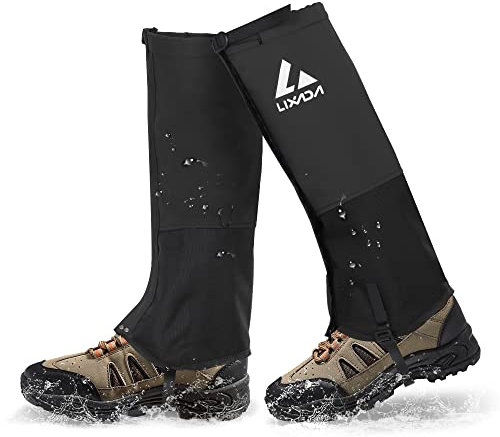 Lixada Wasserdichte Trekking-Gamaschen für Frauen und Männer, Atmungsaktive Schneegamaschen für Outdoor-Wandern, Klettern, Jagen, Camping, Wandern.