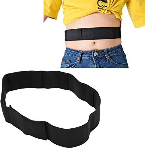 Atmungsaktive PD-Gürtel Peritoneal Dialyse Katheter Halter, Peritoneal Dialyse Katheter Gürtel Atmungsaktiv Weich Einstellbar Schmutz Fester PD-Katheter Gürtel Schwarz (M)