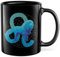 Taza de café con signo del zodiaco Leo León con signo del zodiaco regalo astrología idea regalo constelación cumpleaños taza de té nacimiento horóscopo constelación (negro)