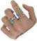 Dishowme 2 Stück Schmetterlingsring Vintage Engelsflügel Stapelring Punk Schmetterling Knöchel Statement Ring Fingergelenk Verstellbar Schmuck für Frauen Mädchen