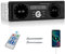 Rimoody 1 Din Car Radio Bluetooth Stereo, Single Din Remote Control, Music Temperature Display, 12V MP3 Player With USB/SD/AUX-IN