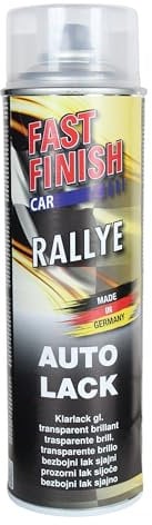 Klarlack glänzend, Sprühlack, Decklack, Autolack, Fast Finish 500ml, für Felgen und Karosserie, kratz-, stoß- und schlagfest, Lackierung