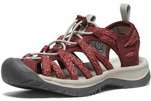 KEEN Damen Whisper Sandalen, Schwarz Black Steel Grey, 39.5 EU