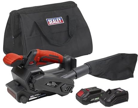 Sealey Cordless Belt Sander kit 20V 2Ah SV20 Series - CP20VBSKIT1