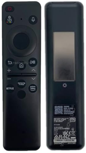 Replacement BN59-01432D Solar Rechargeable Voice TV Remote Control Compatible with Samsung QE55QN90C Smart 4K Ultra HD TV