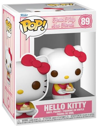 Funko Pop! Sanrio: HK - Hello Kitty - Figura in Vinile da Collezione - Idea Regalo - Merchandising Ufficiale - Giocattoli per Bambini e Adulti - Cartoons Fans - Figura da Collezione e da Esposizione