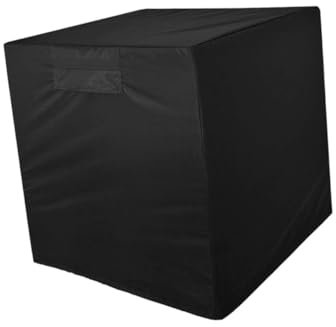 Milisten Cover for Air Conditioning Waterproof Outdoor Cover Central Air Conditioner Main Engine Protection 61x61x76cm Black
