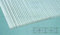 Polycarbonat Hohlkammerplatten - Stegplatten 16 mm - Fachwerk - hagelfest - UV - beständig ab 15,90 Euro/m² (weiß - opal, 2500 x 980)