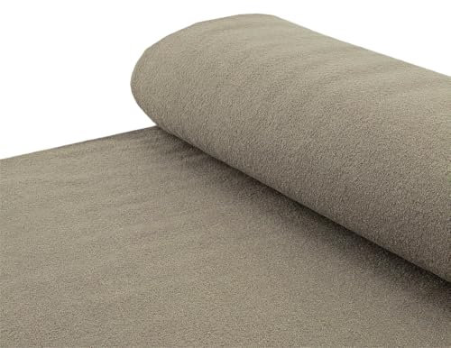 Walkstoff Walkloden 100% Schurwolle Mantelstoff schlamm - Meterware ab 25 cm x 140 cm - Stoff zum Nähen