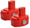 2X 18V 5000mAh Ni-MH Replacement for Battery PA18 1834 1822 1823 1835 8391D 192827-3 192829-9 193159-1 193102-0 192826-5