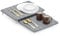 SpaceAid 2 Pack Stone Dish Drying Mats for Kitchen Counter, Expandable Absorbent Rack Dish Pad, Quick Dry Diatomaceous Earth Dishes Mat Tray, Absorbing Sink Stone Mat Board (Gray)