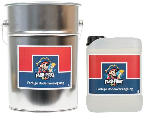 2K Epoxidharz Bodenbeschichtung – Garage, Keller, Industrie - Rutschfest, Langlebig - 5 Kg Harz & Härter Set in RAL 7035 Lichtgrau - Premium Qualität