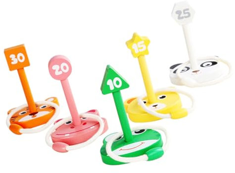 Supvox 1 Satz Ringspiel für kinderspielzeug Indoor- Freizeitspielzeug holzspiele Ringwurfspiel aus Holz lustiges Wurfspiel pädagogisches Ringwurfspiel hölzern