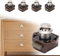Opaltool Push Lock Button Catch, 15-20mm Schlüsselloses Türschloss mit Schraube, Schranktürverriegelung für RV Camping Wohnwagen Wohnmobil Van Boot Schranktür