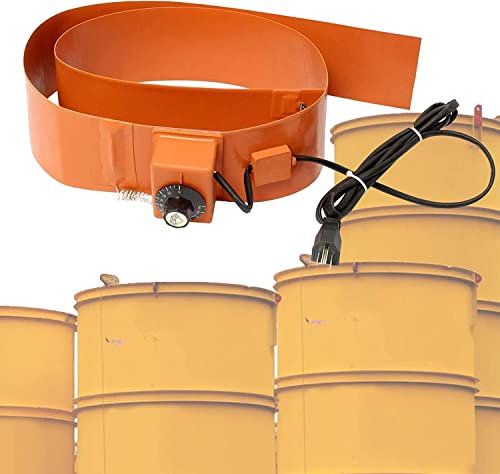 Fass-Eimer-Heizungen Eimer-Heizung mit einstellbarem Thermostat 30-150 ℃, Silizium-Metall-Ölfass-Heizung Fass-Band-Heizung Eimer-Heizung für Wassereimer Lunch-Eimer-Heizung (Farbe: Digitalsteuerung,