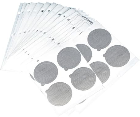 ULTECHNOVO 100Stücke Wiederverwendbare Aluminiumfolie Pod Siegeldeckel Dichtungsaufkleber Für Espresso Kapseln Kompatibel Mit Kaffeemaschinen Einfache Anwendung