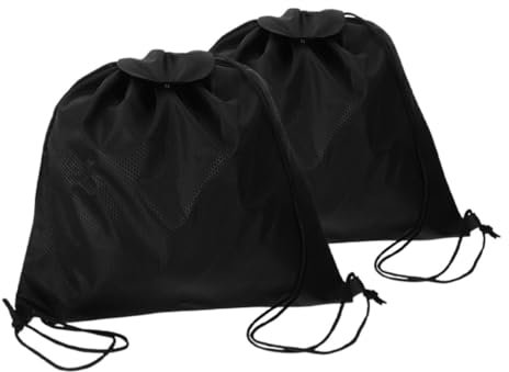 Vaguelly 2 Pezzi custodia impermeabile attrezzi da Borsa morbida marsupio per borsa manubrio zaino da motocross borsa da panno oxford impermeabile Black