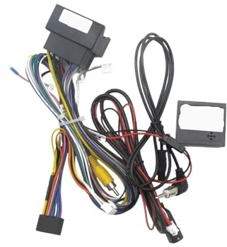16Pin Car Wiring Harness Adapter Canbus Box Decoder Android Radio Power Cable 500mm Compatible with VW Golf 7 HIGH-END Tiguan