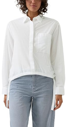 s.Oliver Leichte Hemdbluse aus Baumwollvoile mit Schleifendetail