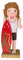 Clever Creations - Traditioneller Nussknacker mit Vielen Details - Festliche Weihnachtsdeko - perfekt für Regale & Tische - Sammlerstück aus 100 % Holz - 05-Surfer