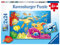 Ravensburger Kinderpuzzle - 07815 Kunterbunte Unterwasserwelt - Puzzle für Kinder ab 4 Jahren, mit 2x24 Teilen