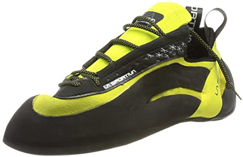 LA SPORTIVA M Miura Grün - Stabiler präziser Leder Herren Kletterschuh, Größe EU 45.5 - Farbe Lime
