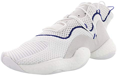 adidas Mens CRAZY BYW White/White/Purple - CQ0992 (11 D(M) US)