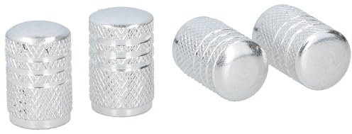 Dunlop AV Ventilkappen alusilber 4 Stück