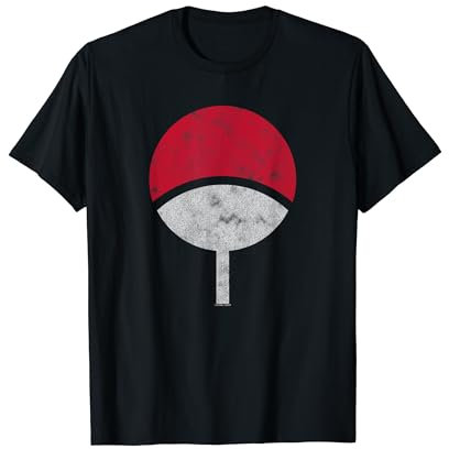 Naruto Shippuden Sasuke Uchiha Symbol Verzweifelt T-Shirt