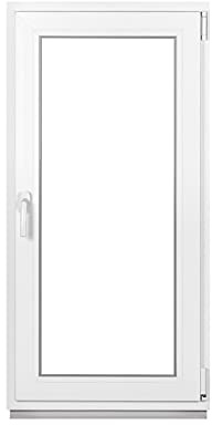 Framex Premium Kellerfenster - Kunststofffenster Weiß BxH 400 x 1050 mm - Garagenfenster/Gartenhaus Fenster BxH 40 x 105 cm 2-fach Verglast - Din Rechts- Funktion Dreh Kipp Fenster-Alle Größen