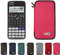 Casio fx-991DE X Classwiz avec Housse de Protection WYNGS Incluse Rose - Calculatrice Scientifique - Pack de Base